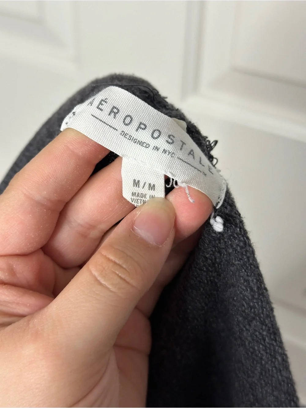 Y2K Aéropostale Heather Grey Hot Pink Logo 87 Mid Rise Sweat Shorts M Glam 2000s